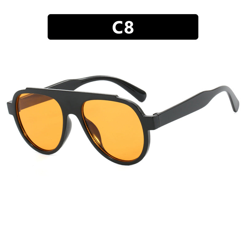 Damen Vintage-Style Sonnenbrille mit elegantem Kunststoffrahmen im Leopardenmuster Karnz