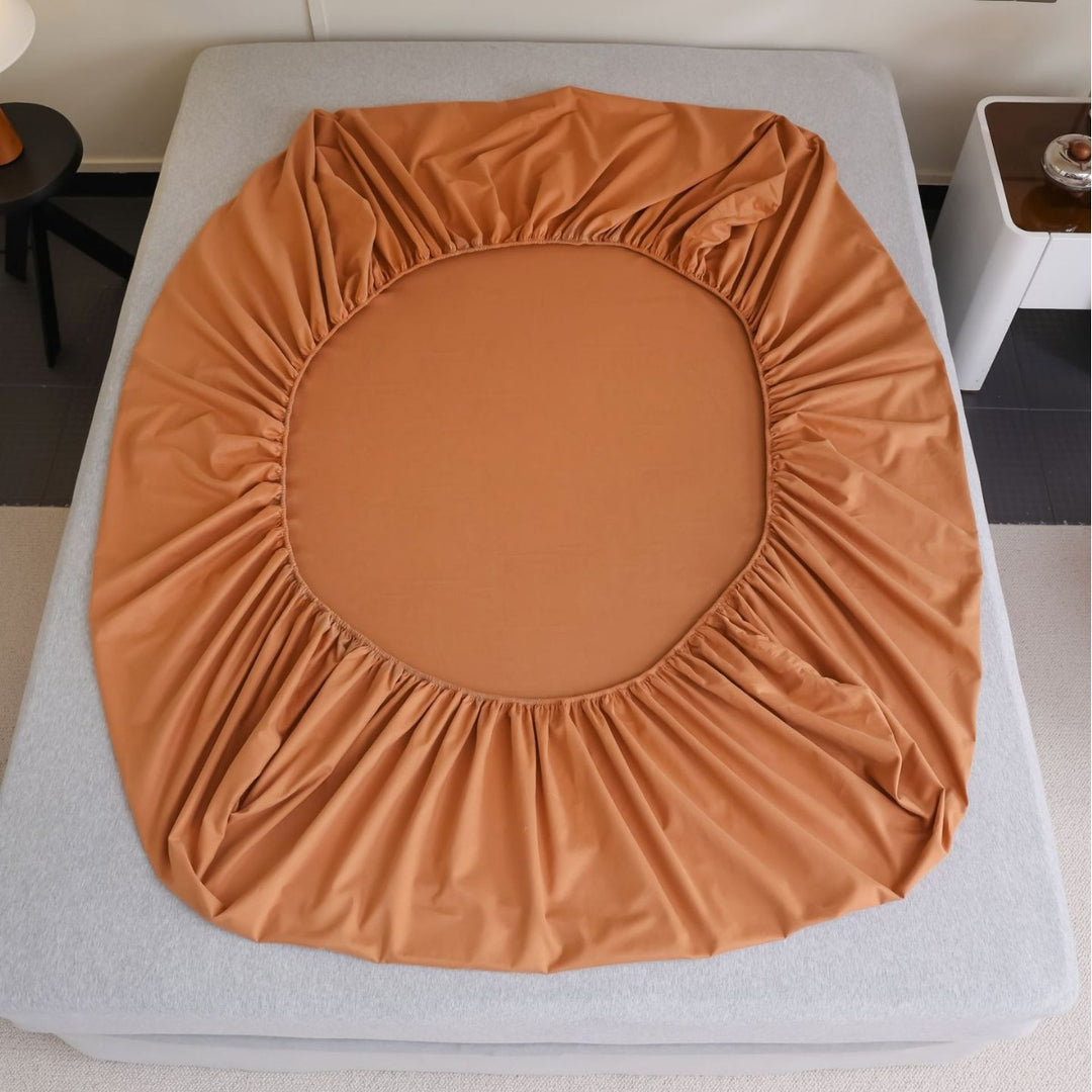 Spannbettlaken aus Baumwoll-Jersey mit extra tiefem Saum und elastischem Rundumgummi