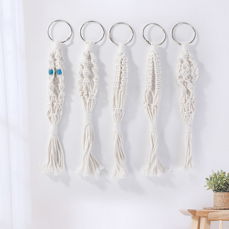Schlüsselschmuck mit Makramee-Design Karnz