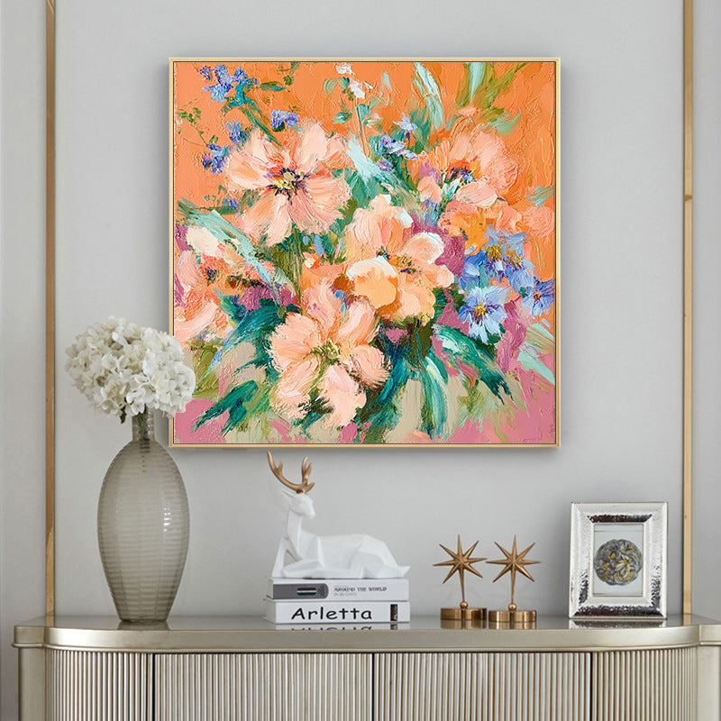 Dekorative florale Leinwandkunst für Wände