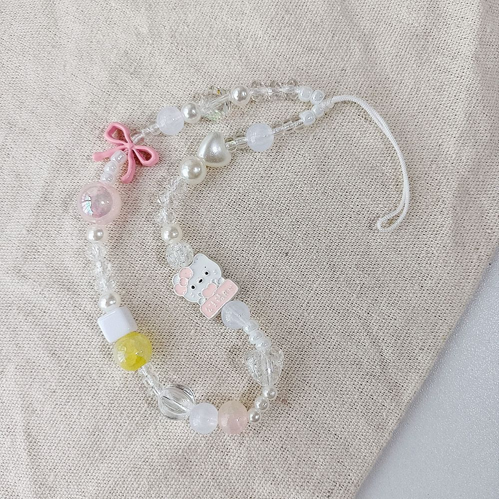 Verspielte Perlen-Charm-Halskette Karnz 1790135621