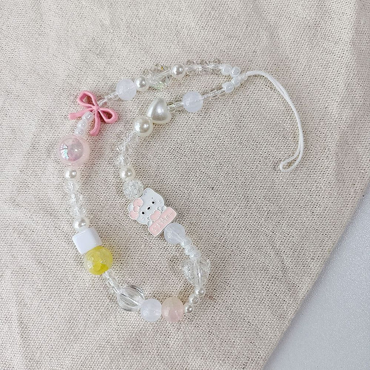 Verspielte Perlen-Charm-Halskette Karnz 1790135621