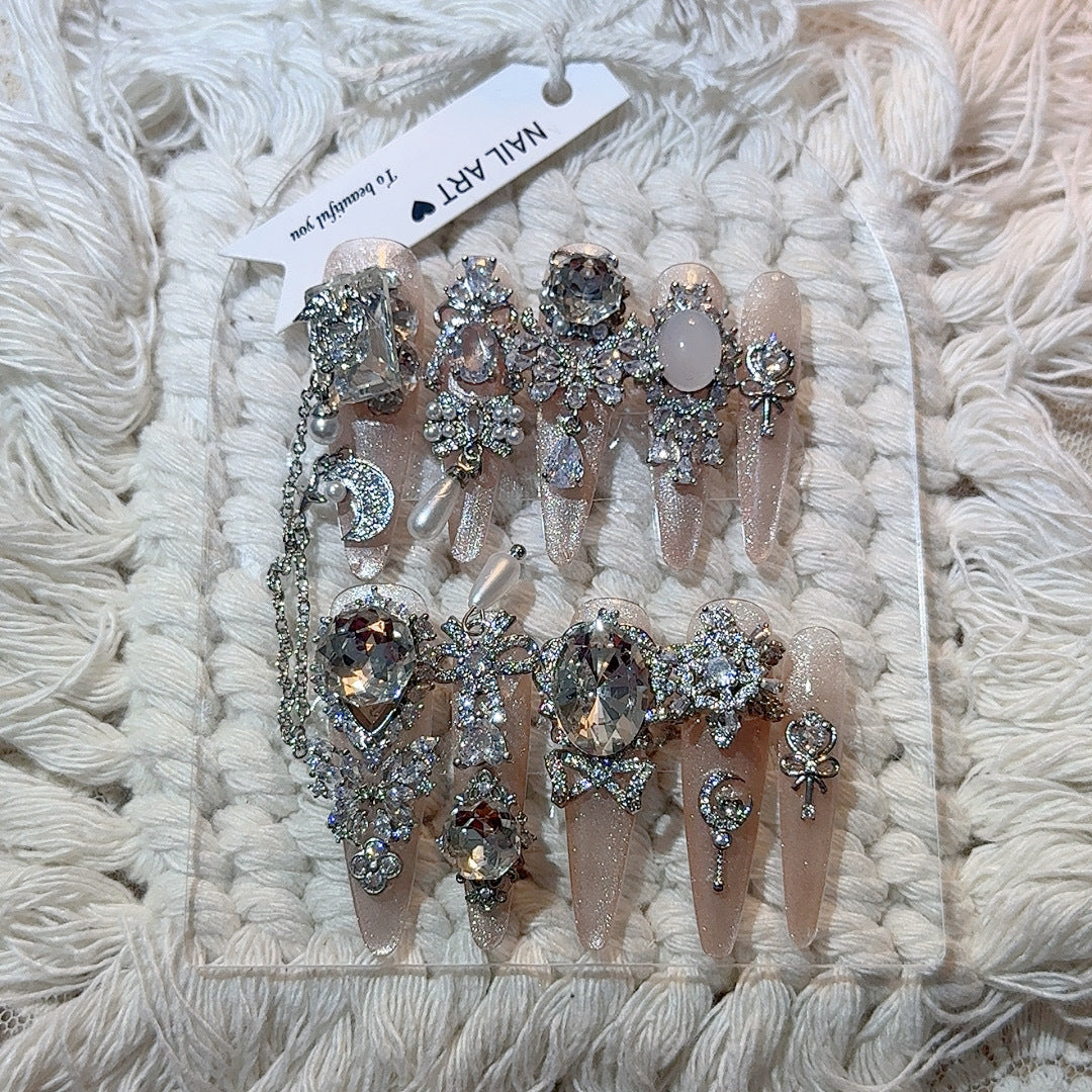Dekoratives Acryl-Nagelset