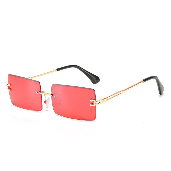 Moderne geometrische Rahmen-Sonnenbrille Karnz