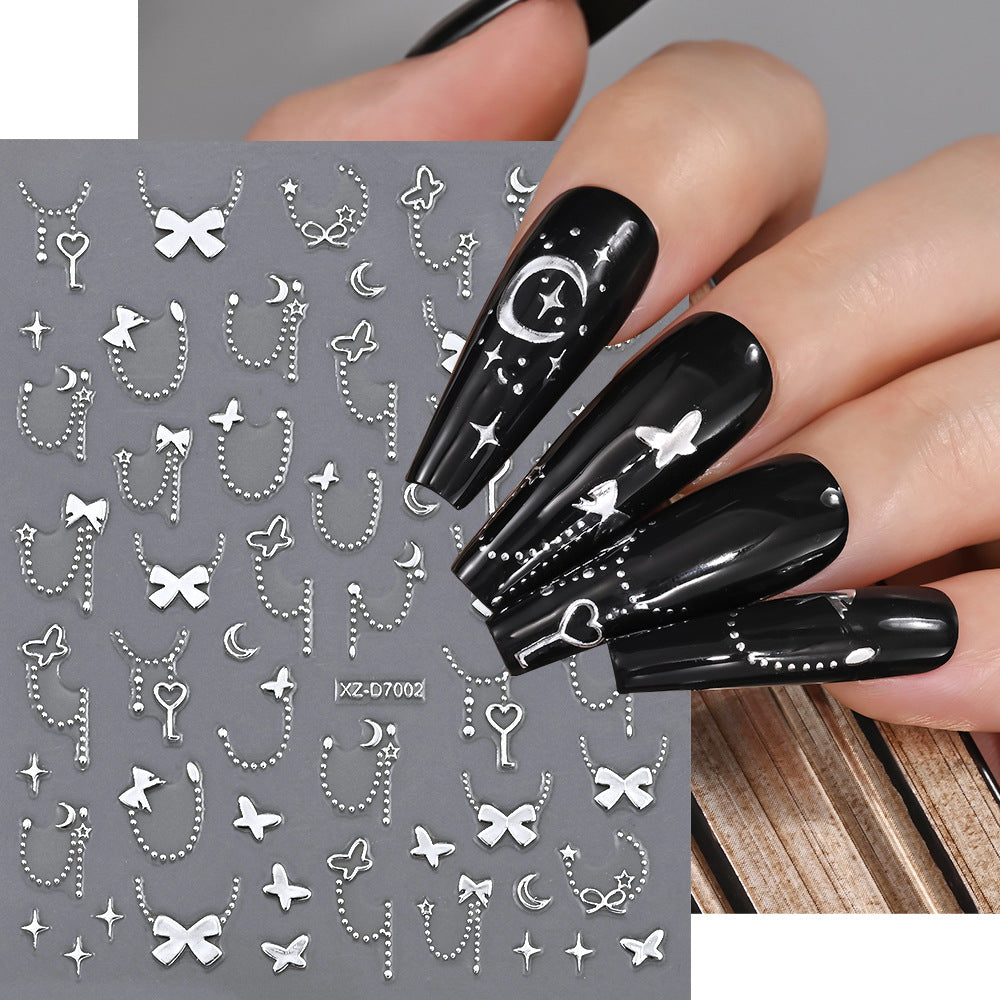 Floral Decorative Nail Art Aufkleber