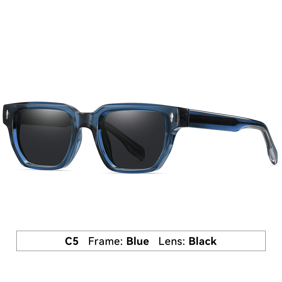 Damen Sonnenbrille im modernen, eleganten Quadratdesign Karnz