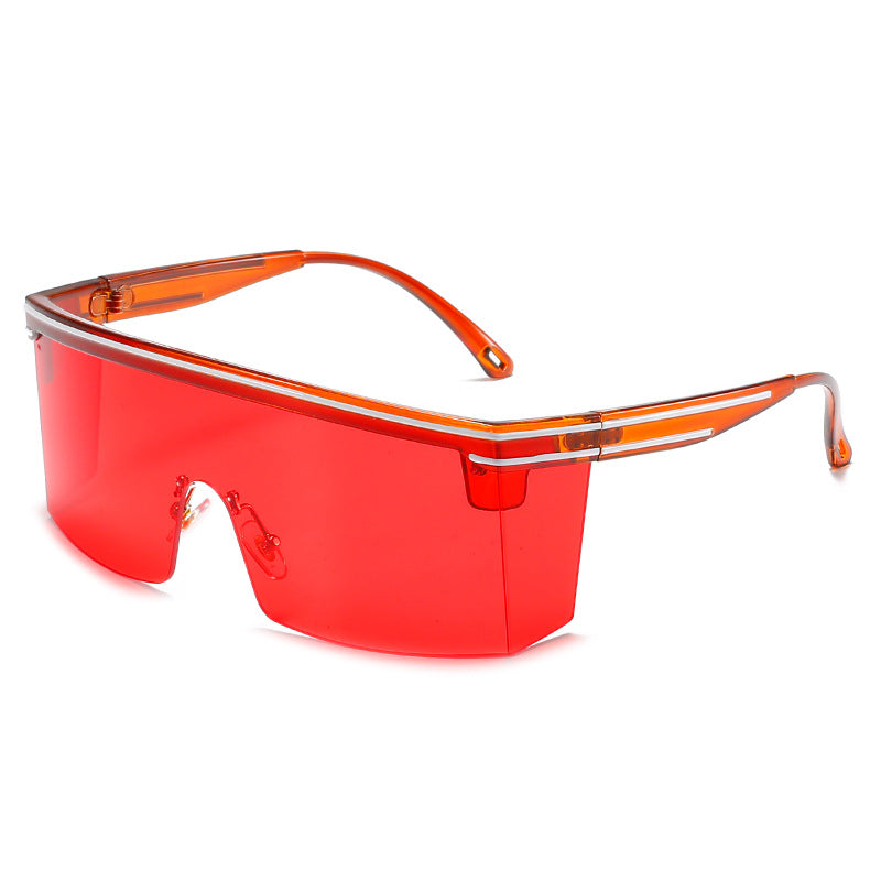 Damen Sportliche Sonnenbrille mit futuristischem Design und störungsfreiem Sichtfeld Karnz