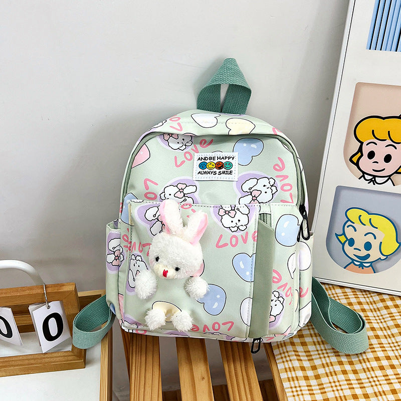 Süßes Plüsch-Hase-Themen Mini-Rucksack Karnz