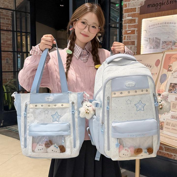 Transparente Taschen-Rucksack Karnz