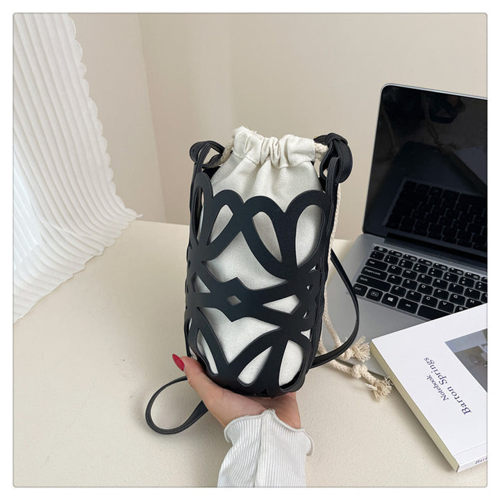 WoElegant gemusterte Kordelzugtasche Karnz