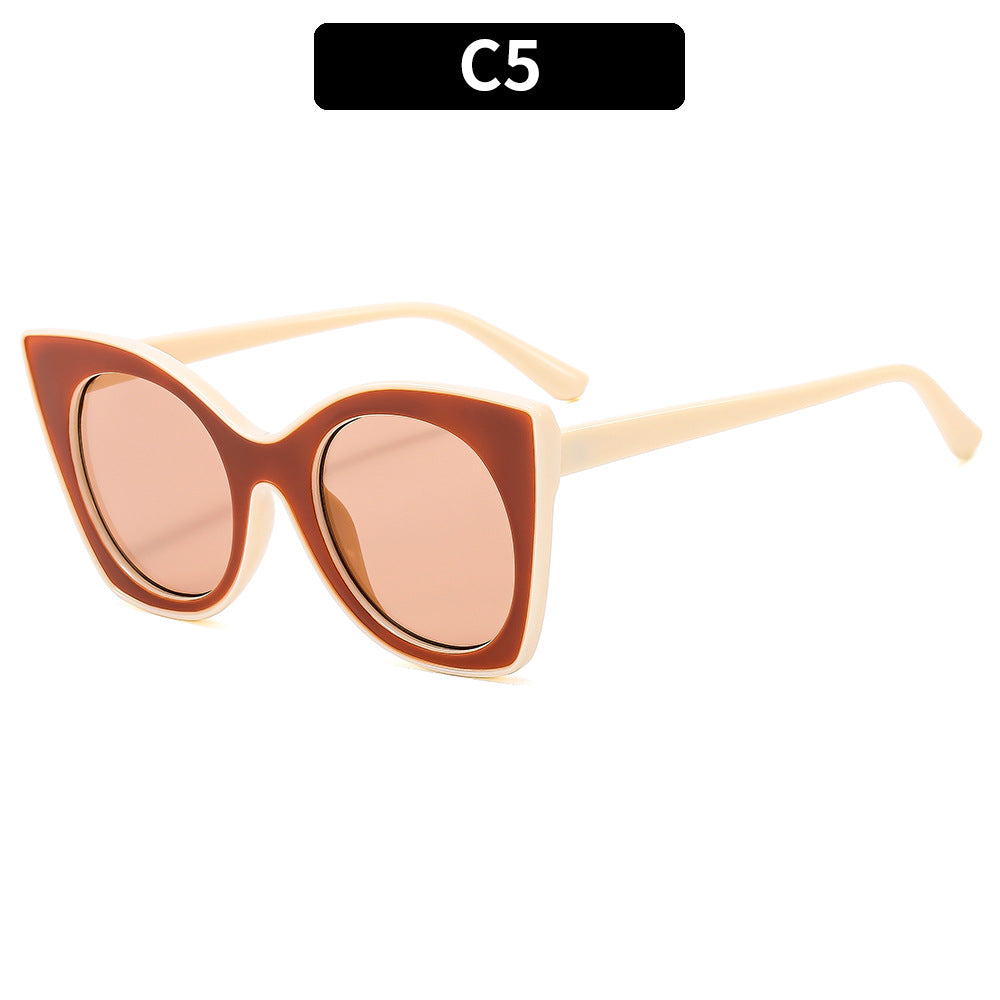 Modische geometrische Cat-Eye Sonnenbrille