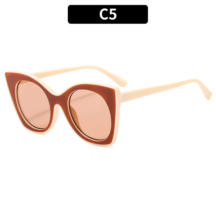 Modische geometrische Cat-Eye Sonnenbrille