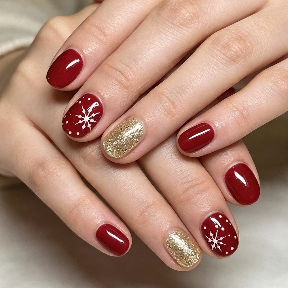 Winter-Themen Gel-Nagelkunst Set Karnz