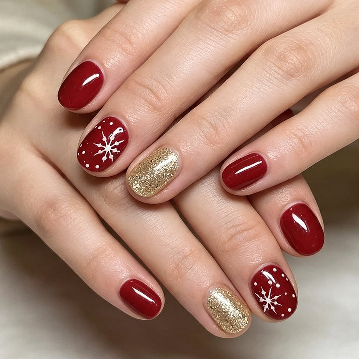 Winter-Themen Gel-Nagelkunst Set Karnz