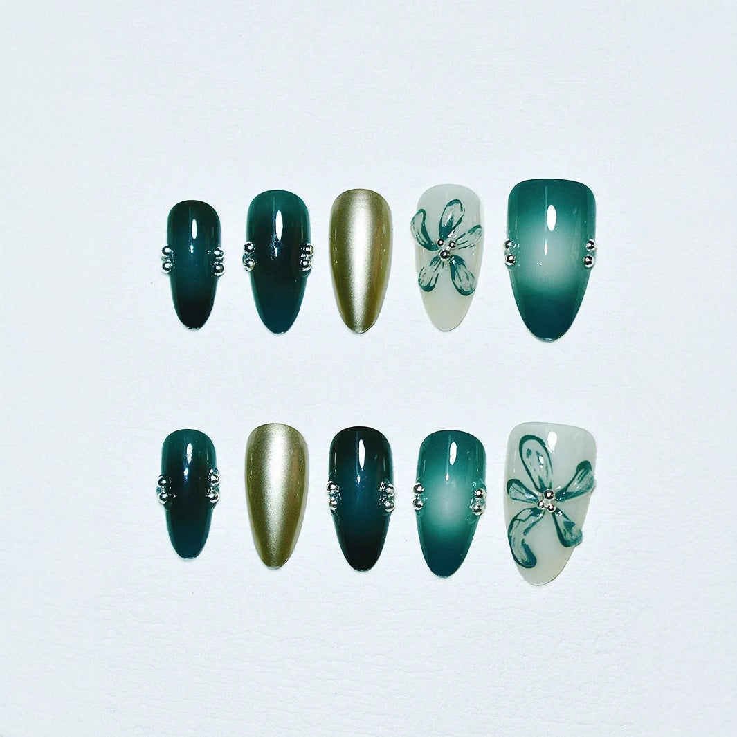 Künstlerisches Press-On Nagelkunstset Karnz