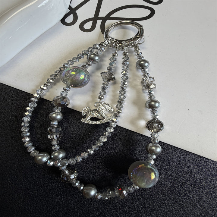 Eleganter Perlen-Schlüsselanhänger Halter Karnz 1790135561