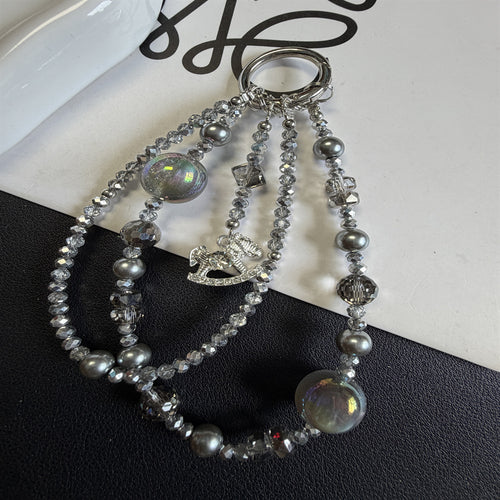 Eleganter Perlen-Schlüsselanhänger Halter Karnz 1790135561