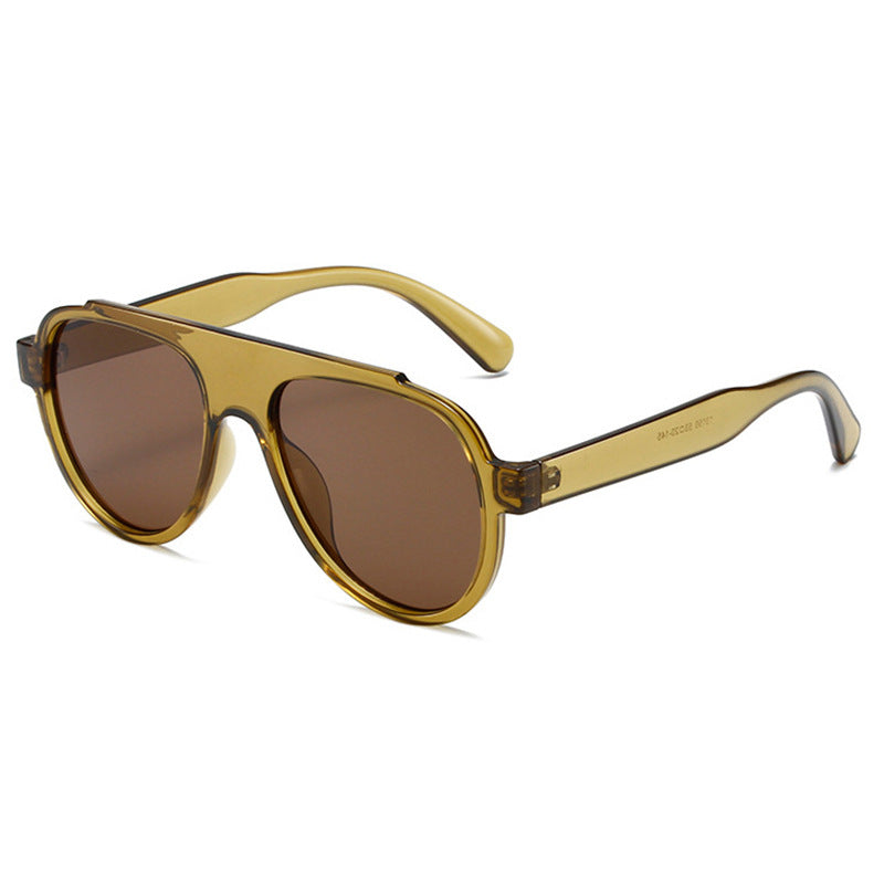 Damen modische Sonnenbrille im auffälligen Animal-Print Karnz