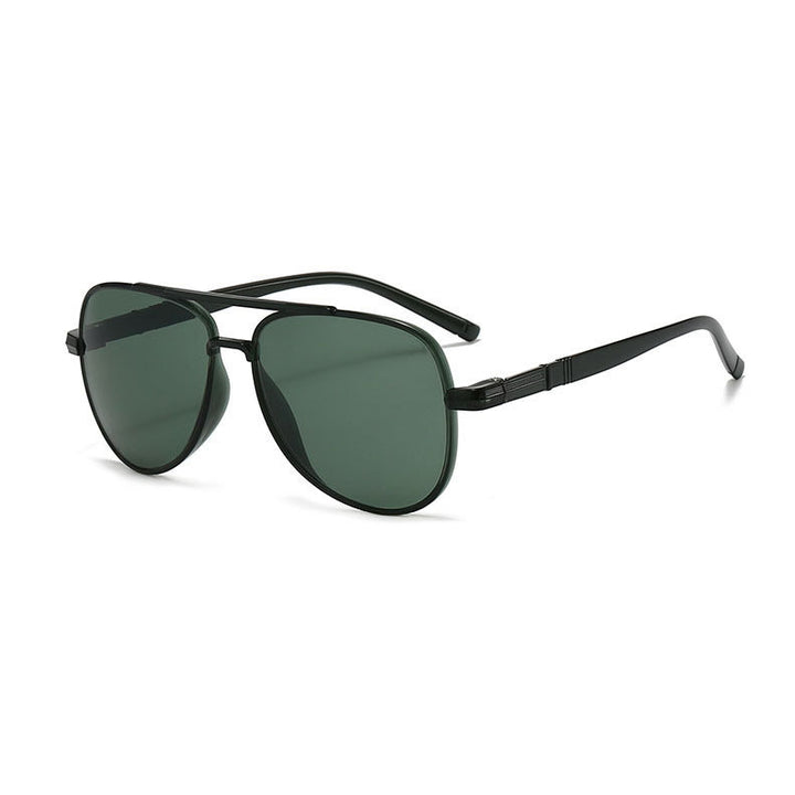 Moderne oversized rechteckige Sonnenbrille Karnz