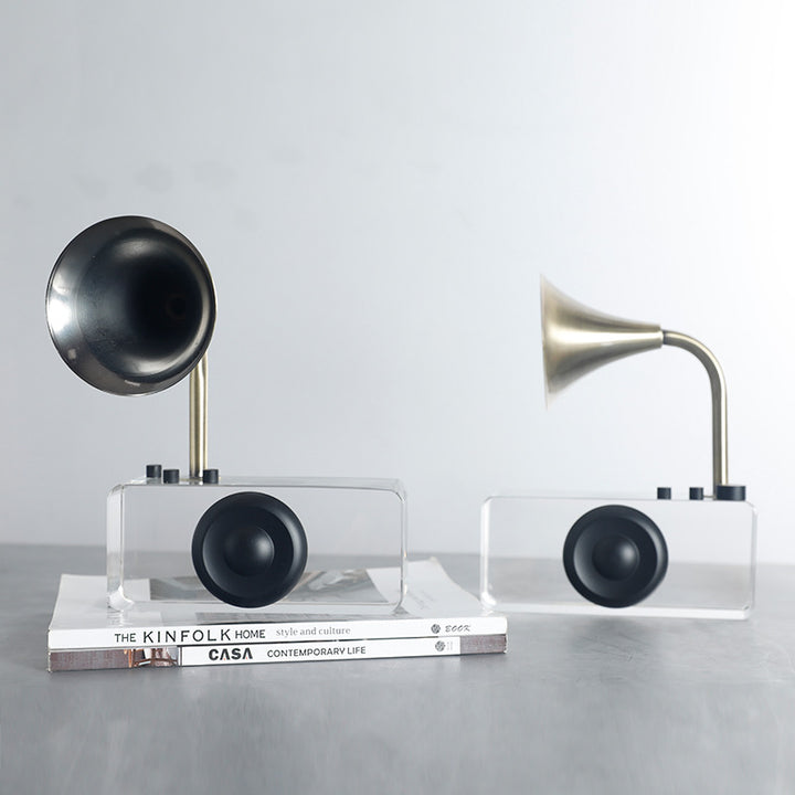 Vintage-inspirierter Bluetooth-Grammophon-Lautsprecher