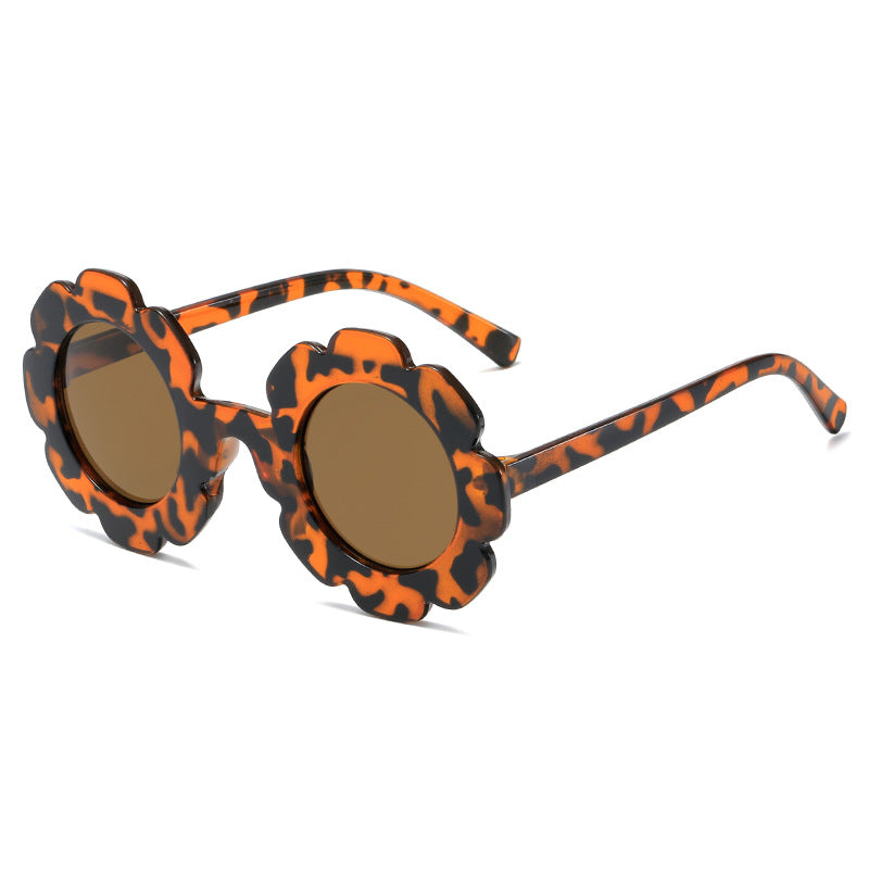 Damen verspielte Blumen-Sonnenbrille mit hoch UV-Schutz Karnz