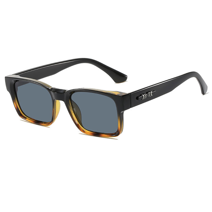 Stylische Chunky Quadratische Sonnenbrille Karnz
