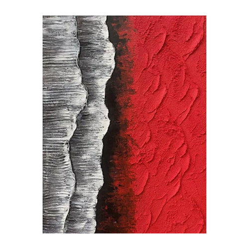Strukturierte Leinwandkunst für stilvolle Interiors