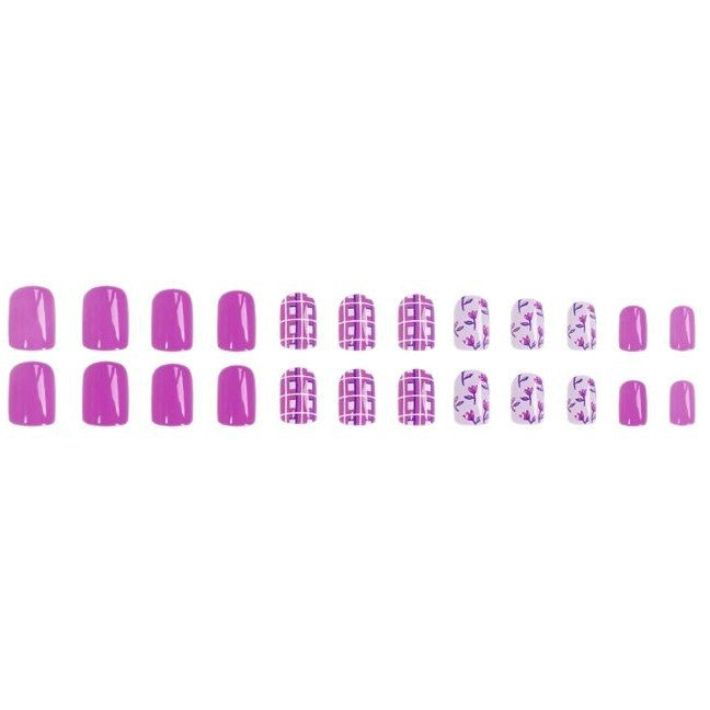 Dekoratives Blumen-Nagelkunst-Set Karnz