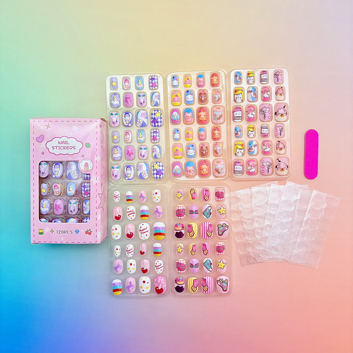 Kreatives Cartoon Nagelkunst Aufkleber Set Karnz