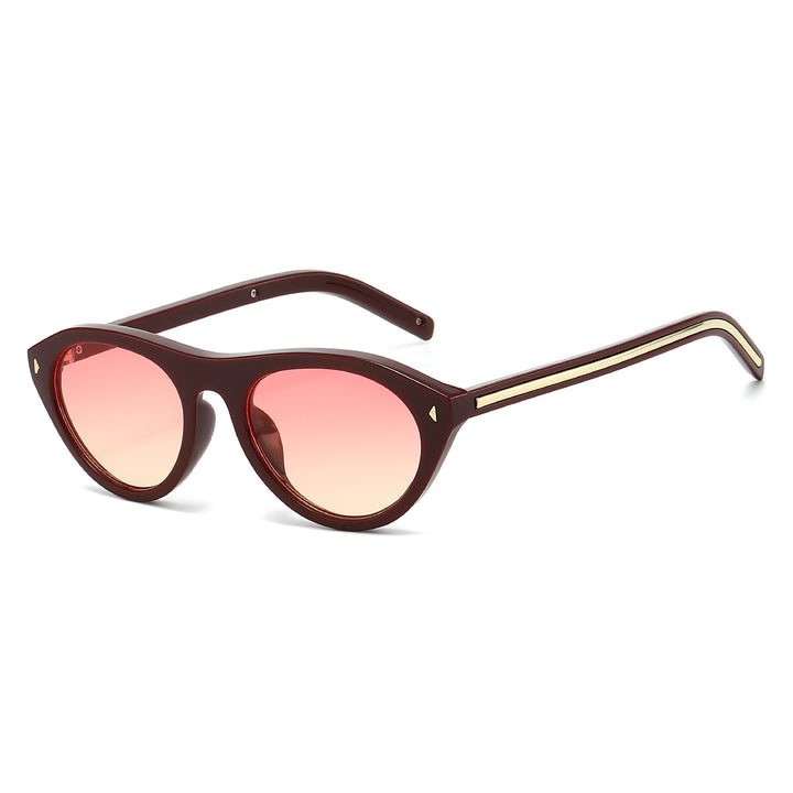 Retro-inspirierte geometrische Sonnenbrille Karnz