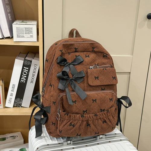 Cordura Rucksack mit Schleifenakzenten