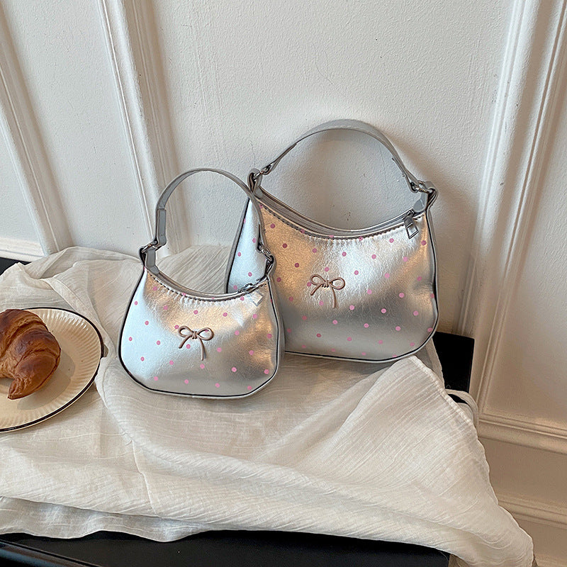 WoCharming Polka Dot Crossbody Handtasche Karnz