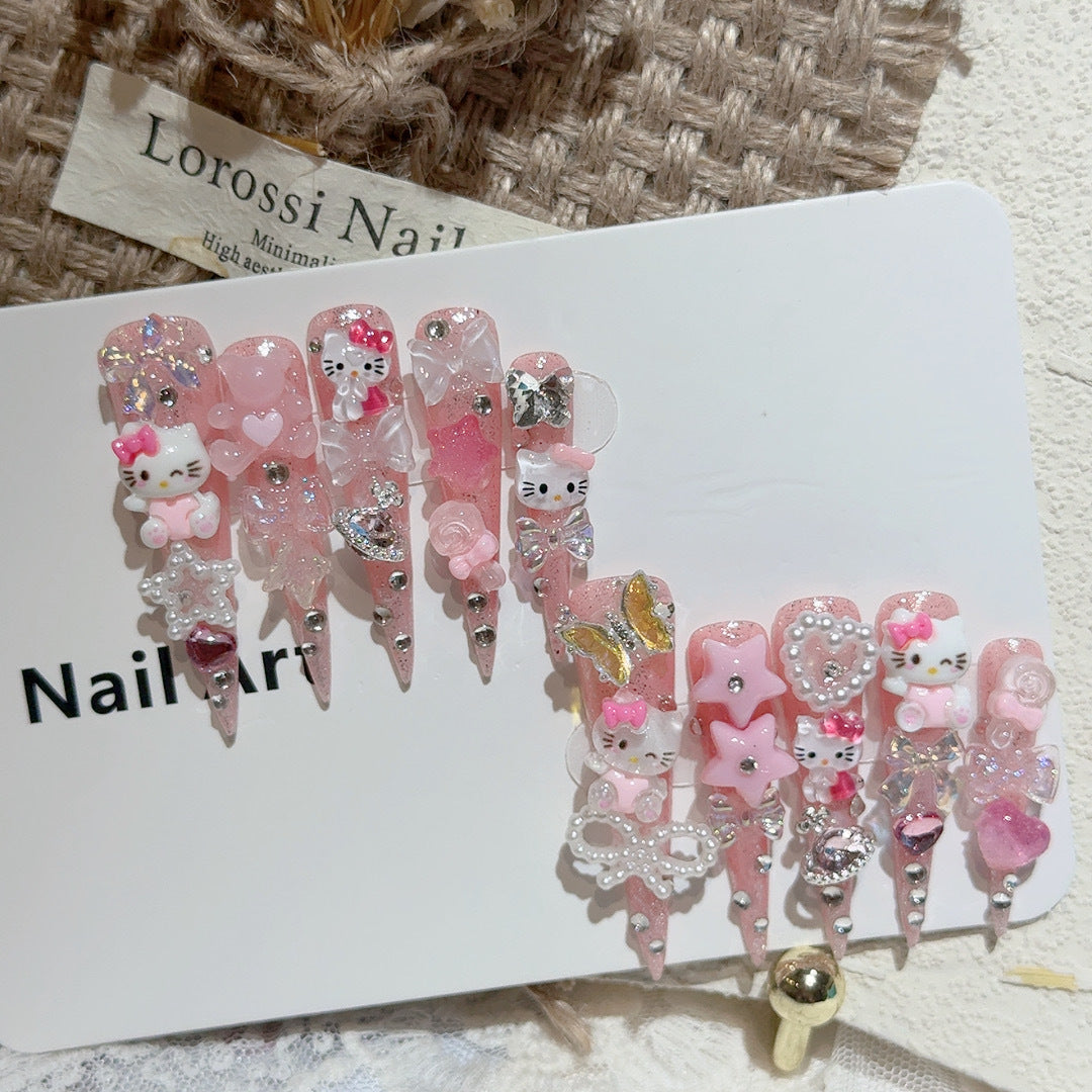 Niedliches Charakter-Themen-Nagelkunst-Set