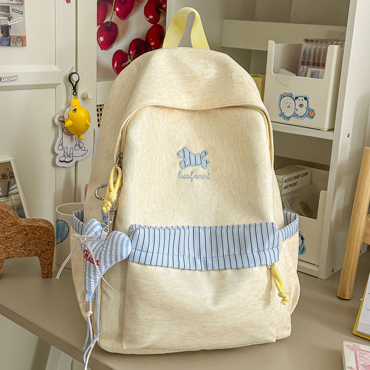 Lässiger Canvas Rucksack Karnz