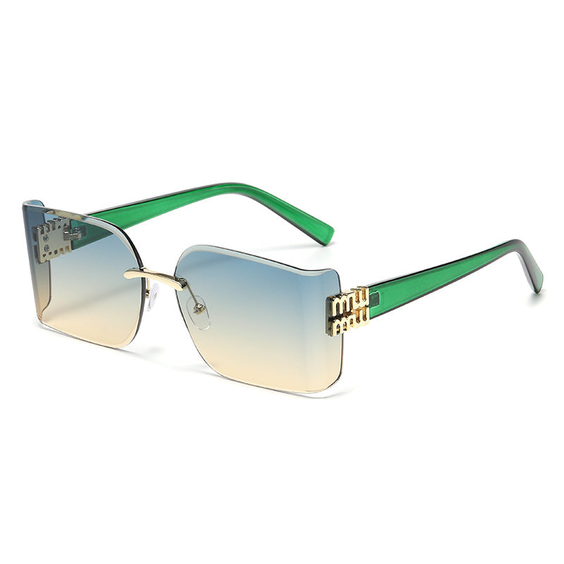 Elegante Übergroße Quadratische Sonnenbrille