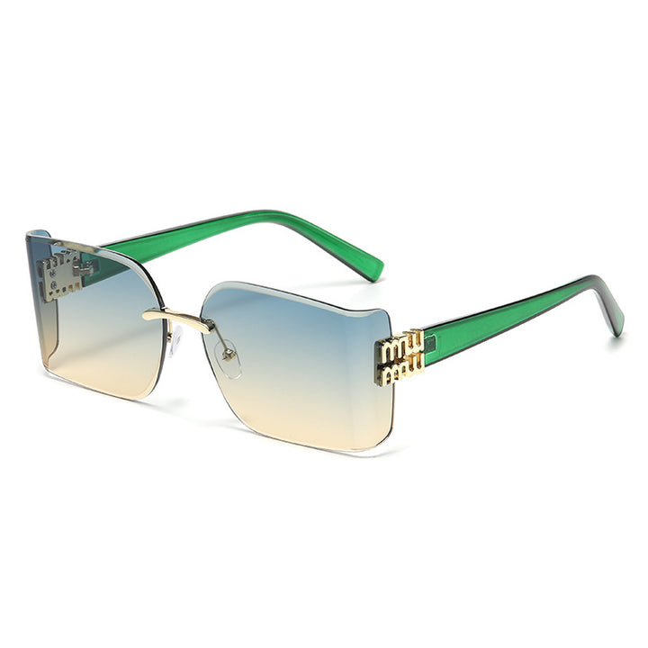 Elegante Übergroße Quadratische Sonnenbrille