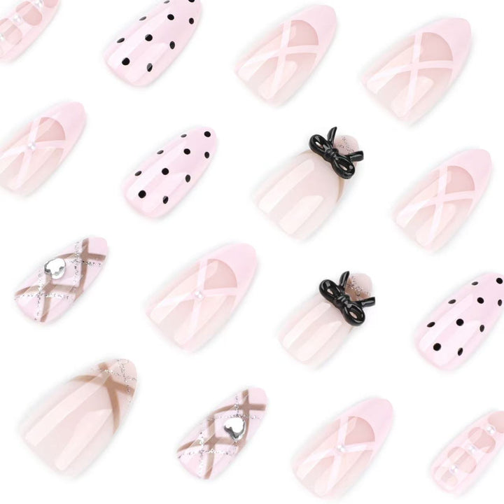 Chic Künstlerische Press-On Nageldesign