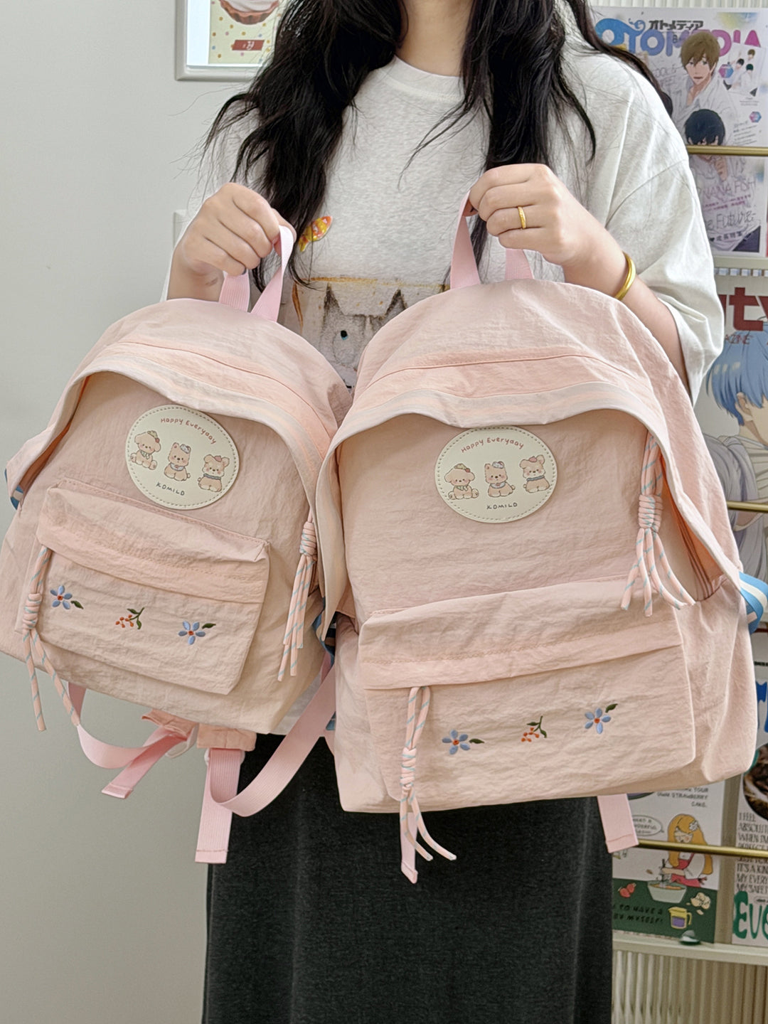 Charmanter bestickter Rucksack