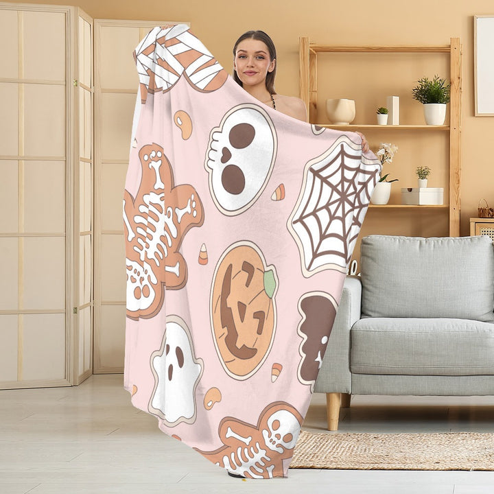 Gemütliche Halloween-Themen Fleece Decke