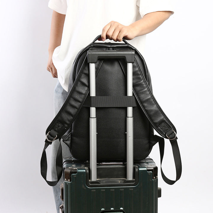 Premium Leder Business Rucksack Karnz