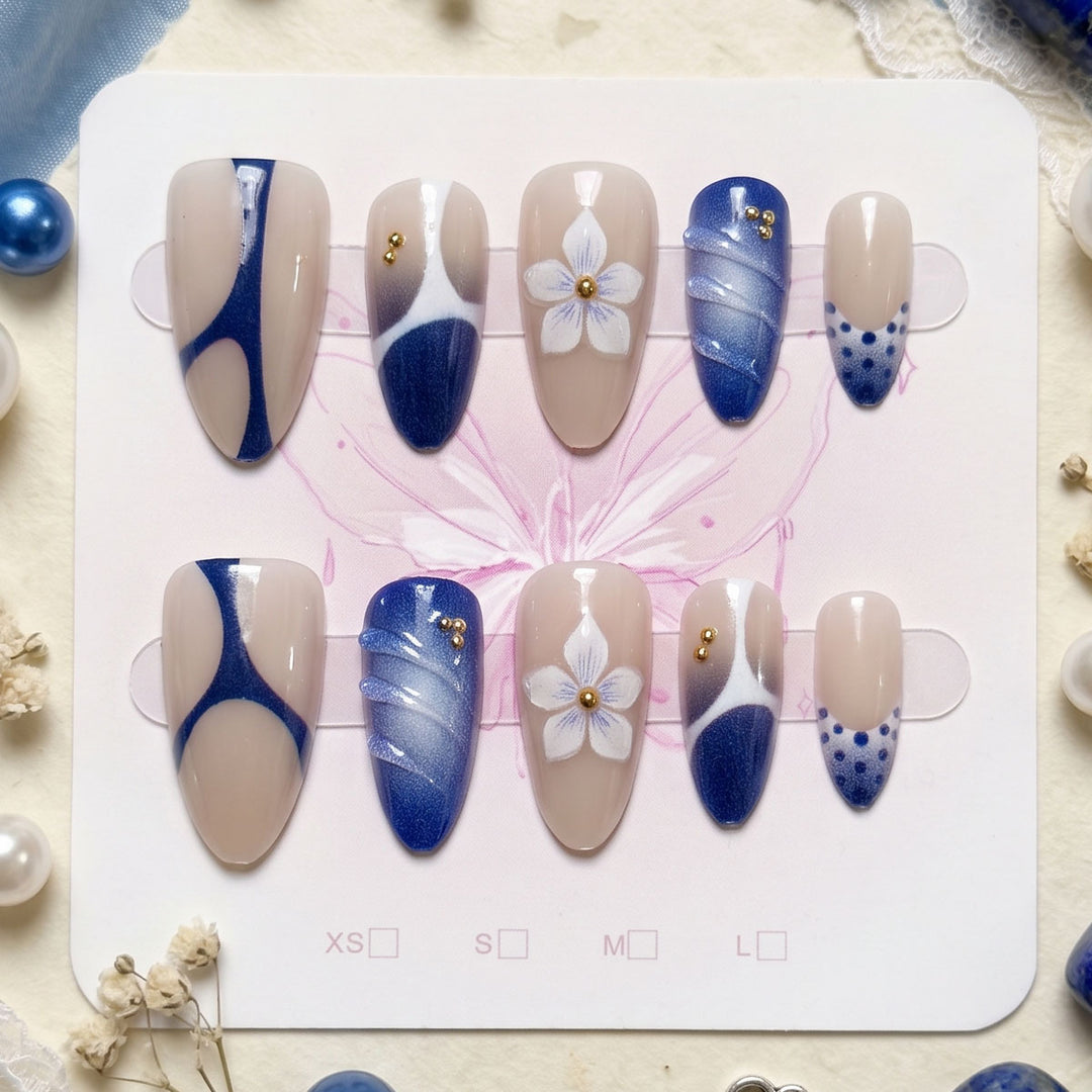 Elegantes Kunstvolles Nageldesign-Set