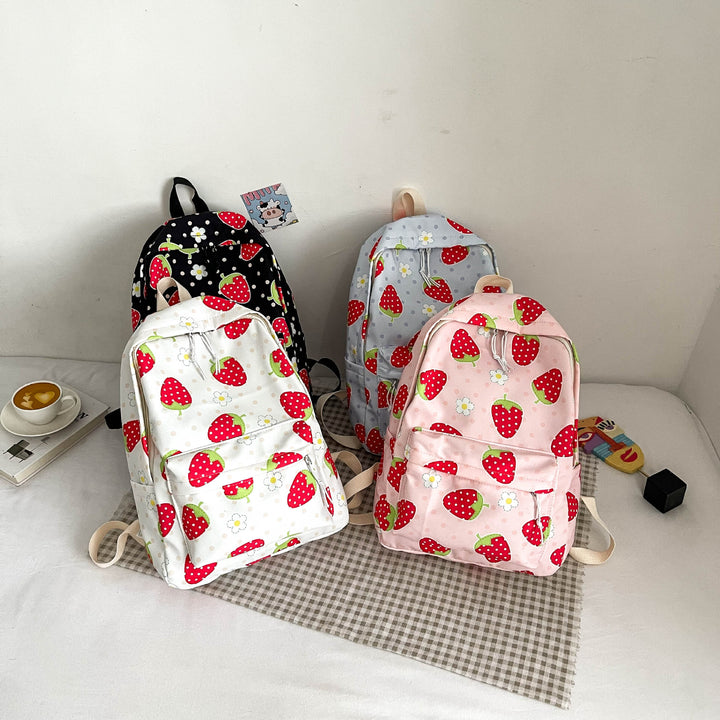 Verspielt gemusterter Rucksack Karnz