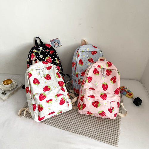 Verspielt gemusterter Rucksack Karnz