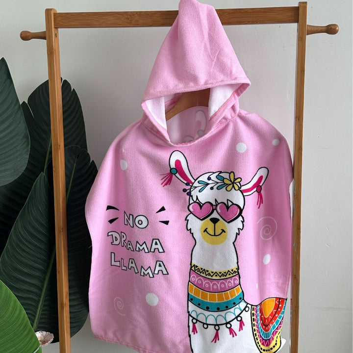 Kinder Haifisch-Design Kapuzenhandtuch Poncho Karnz