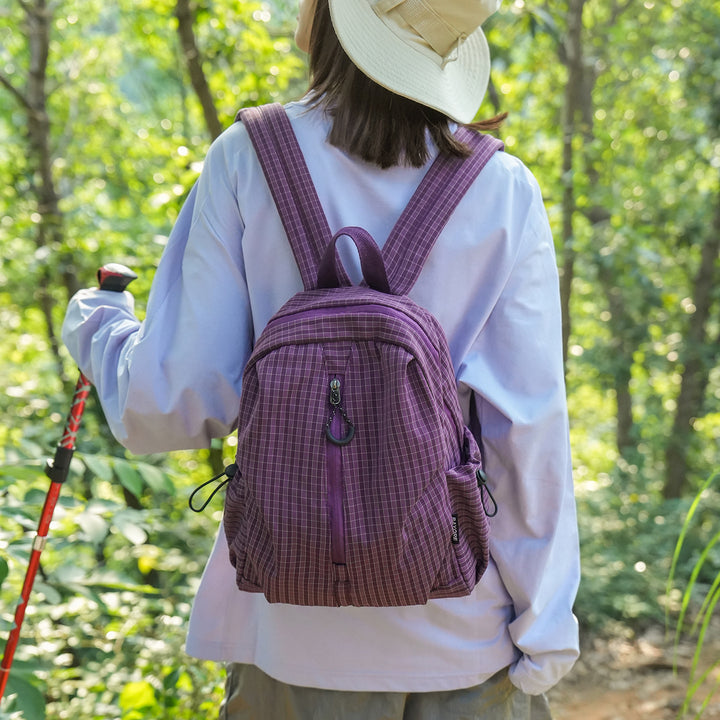 Leichte Karierte Rucksack Karnz
