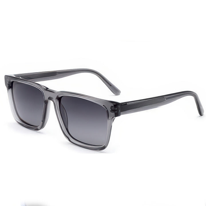 Damen modische Sonnenbrille mit klarem Kunststoffrahmen und multifunktionalen Gläsern Karnz