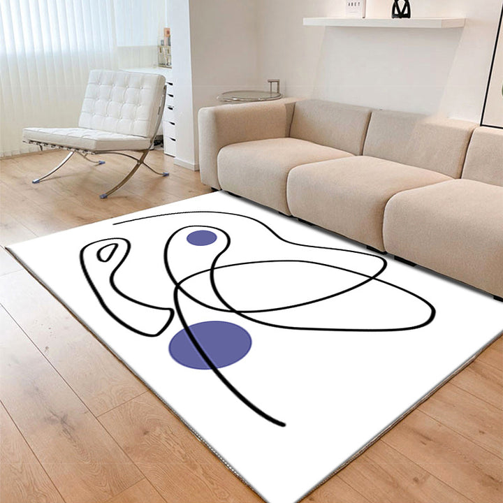 Moderne abstrakte Teppich