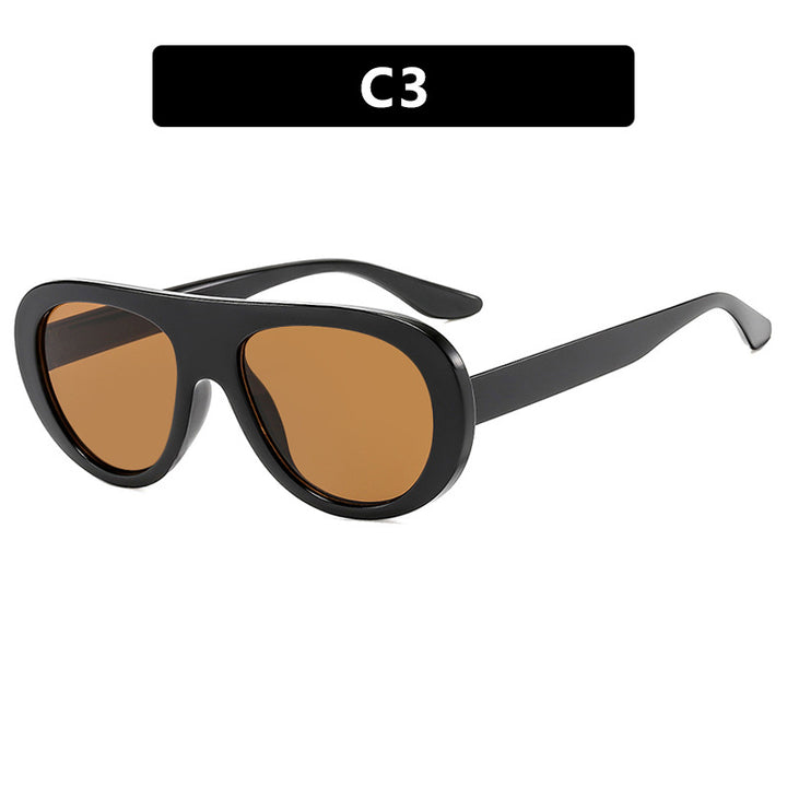 Damen modische oversized Sonnenbrille mit schützendem UV-Filter Karnz