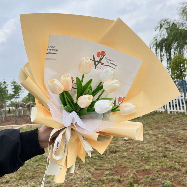 Dekoratives künstliches Tulpenbouquet