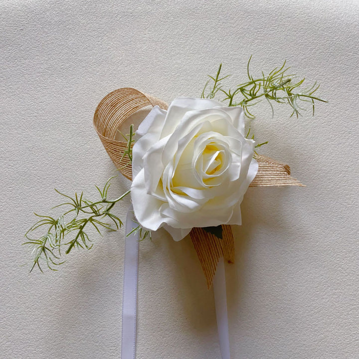 Elegante florale Haarschleife